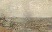 Vincent Van Gogh, View of Paris from Montmartre (nn04)